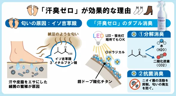 「汗臭ゼロ」が効果的な理由