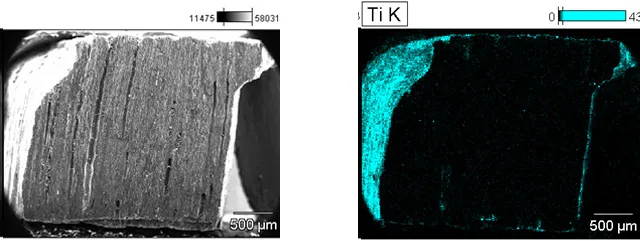 ナノサイズの墨の表面のみに銅ドープ酸化チタンをコーティングした様子