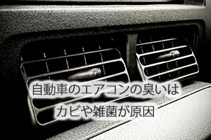 自動車のエアコンの臭いはカビや雑菌が原因