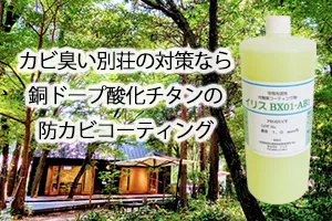 カビ臭い別荘の対策なら銅ドープ酸化チタンの防カビコーティング